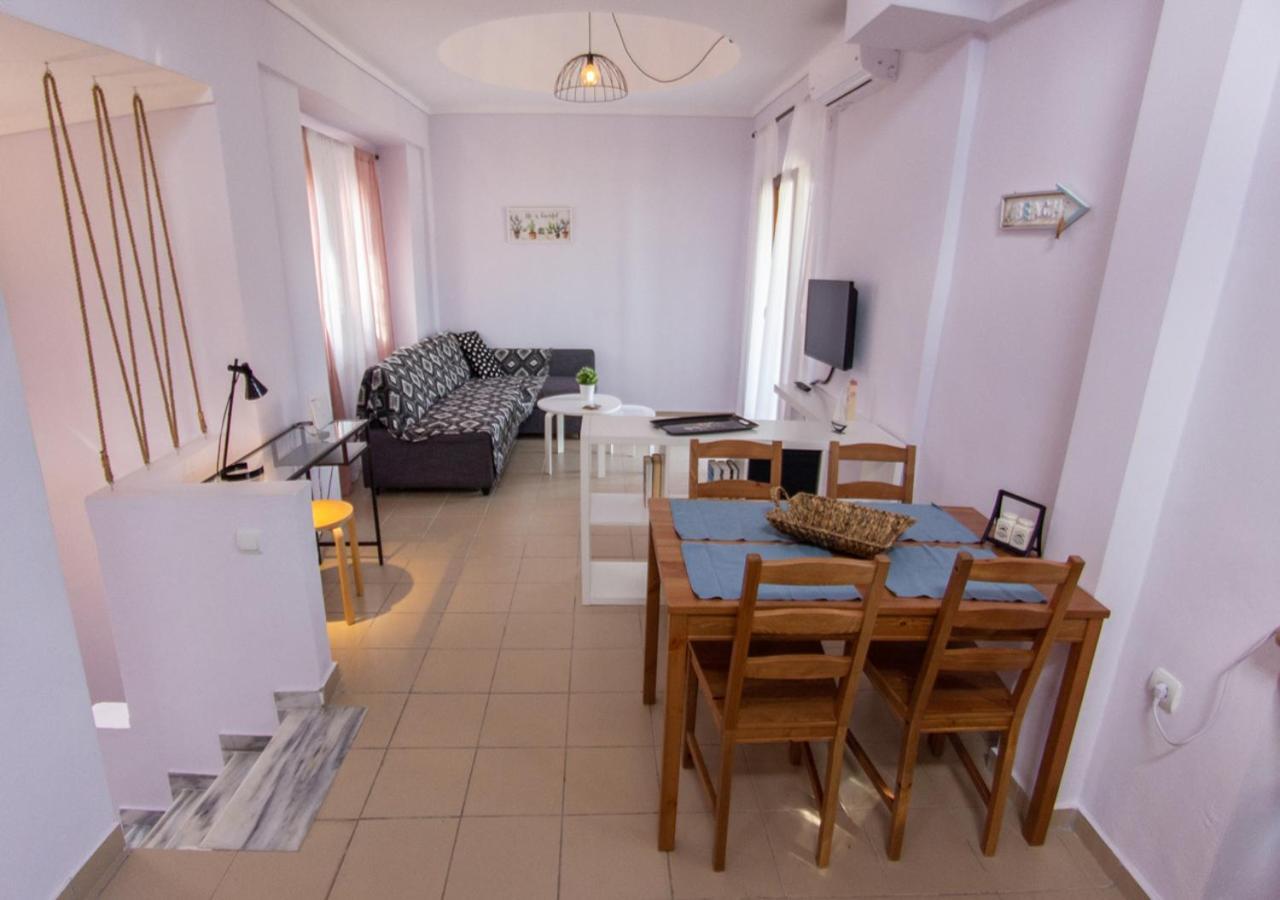 Beachfront Stylish Maisonette In อิเอริสโซส ภายนอก รูปภาพ
